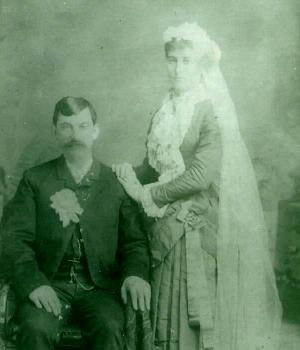 Wedding photo, 1885